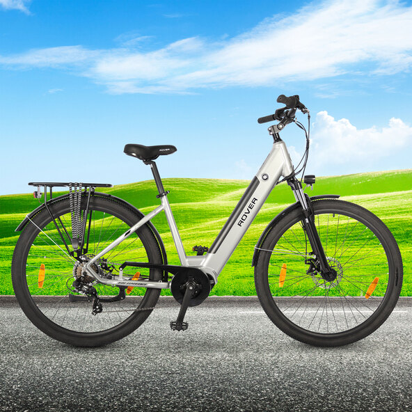 Bicicletă electrică de trekking TLM 709 cu motor cu acționare centrală