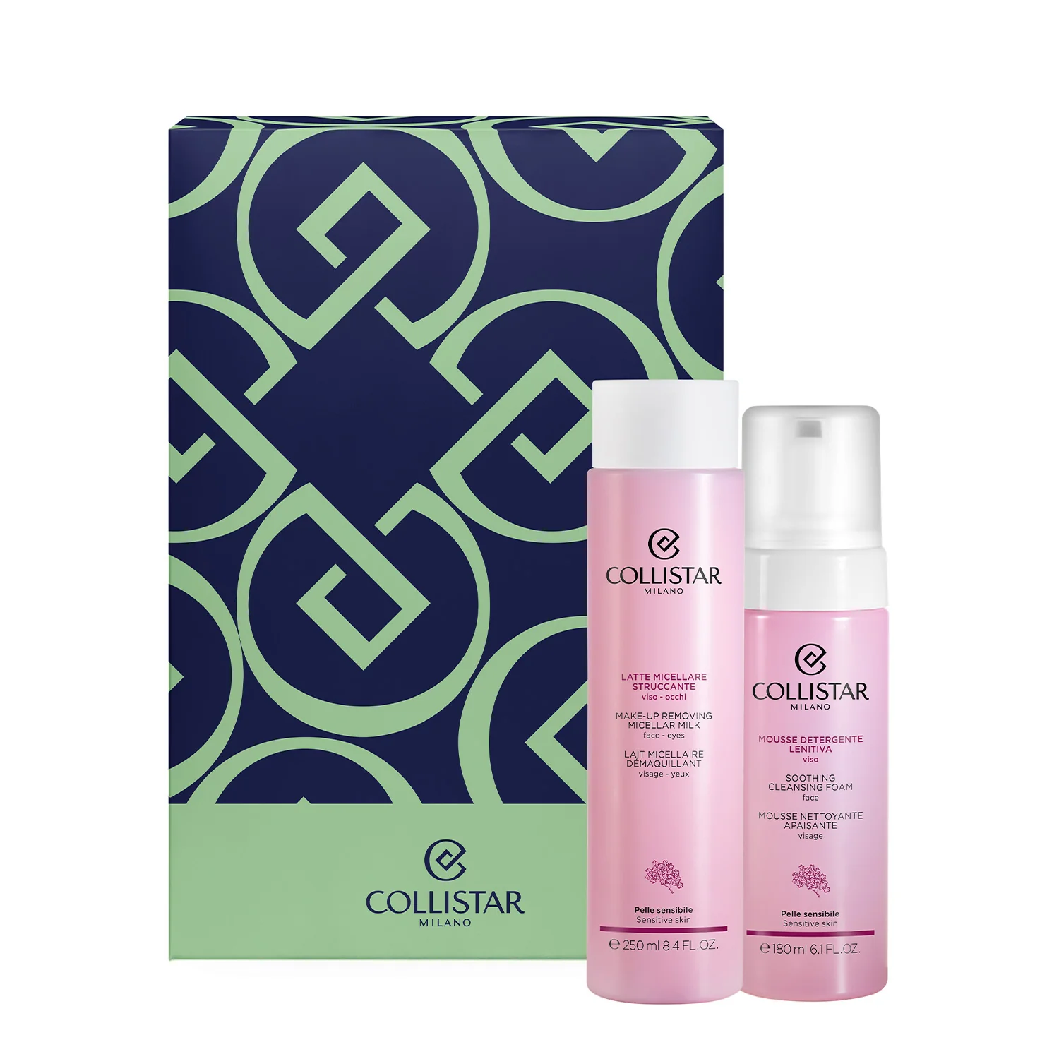 Detergenza Cofanetto Detersione - Mousse Detergente Lenitiva Viso - Cofanetto Detergente, Latte detergente viso, Mousse detergente viso