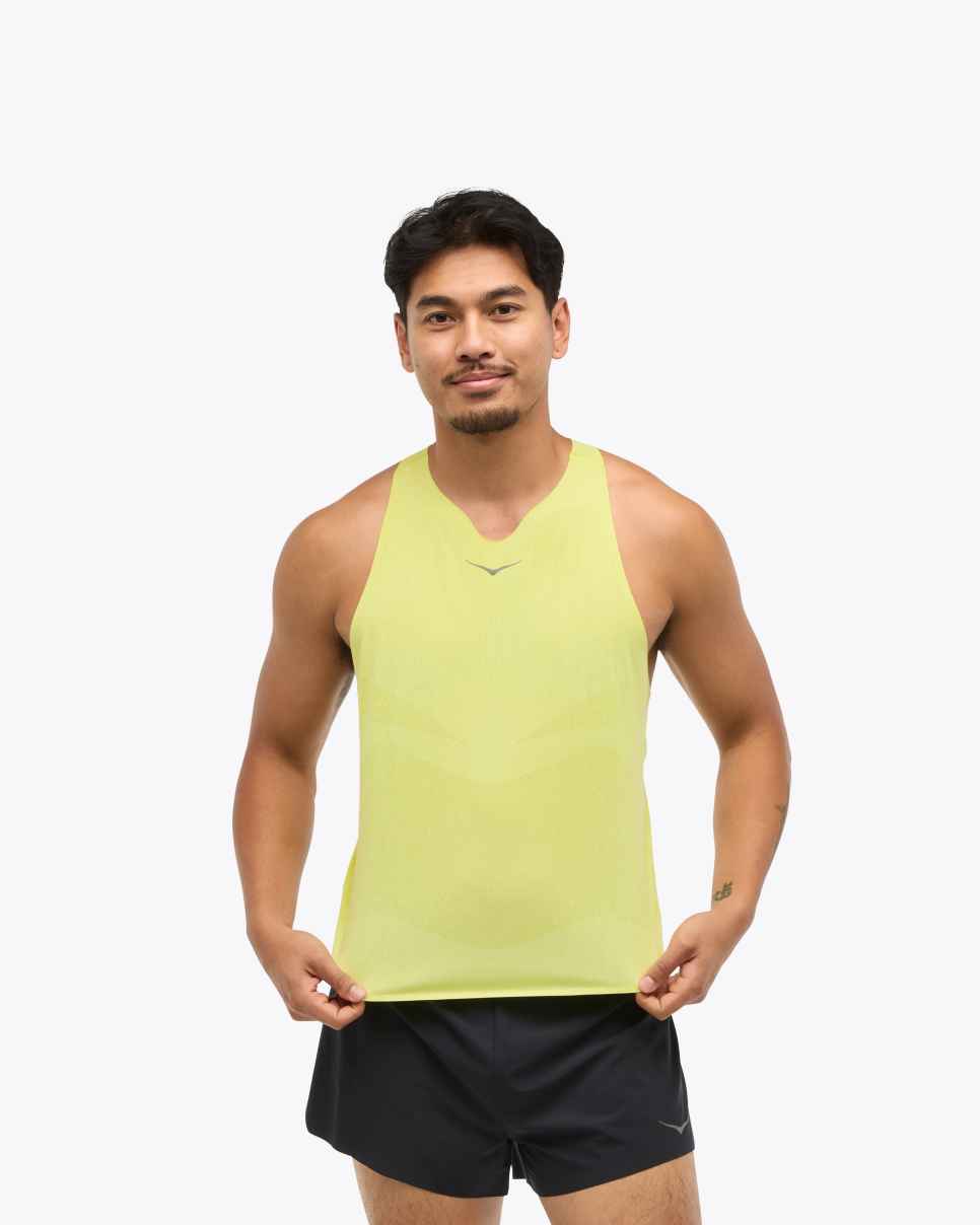 HOKA Race Day Singlet Hoka Citrus