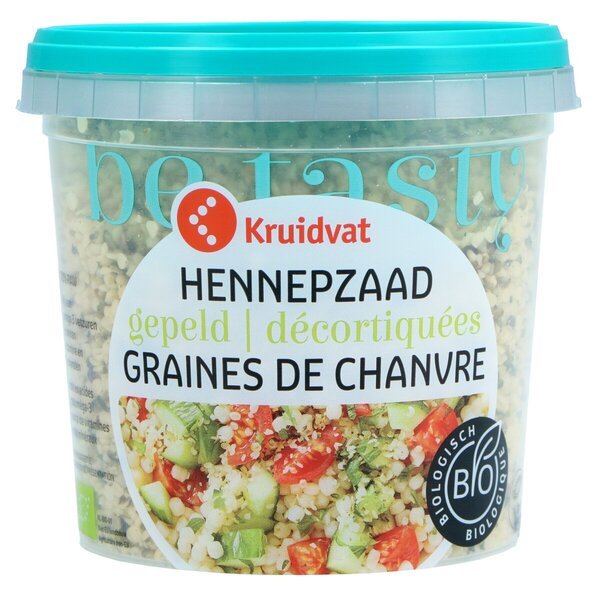 Kruidvat organiskās lobītās kaņepju sēklas<br>200g