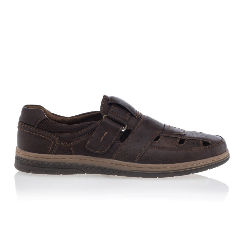  Brune sandaler / sko med åpen tå for menn