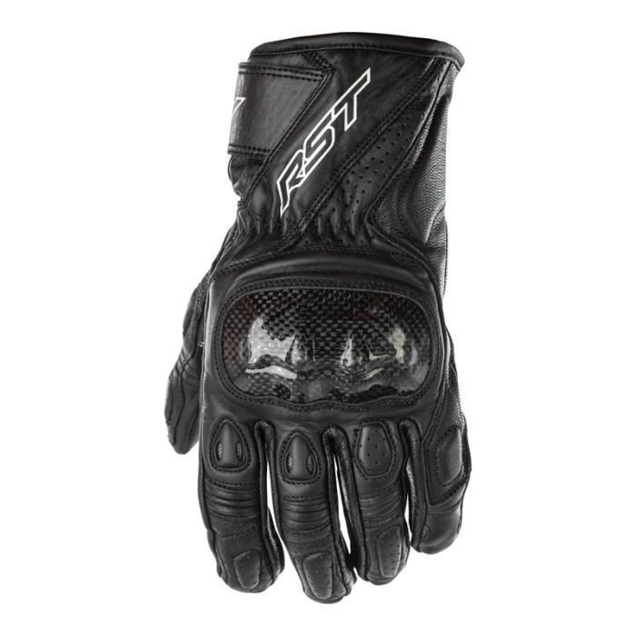 Guantes de moto RST Stunt III CE para mujer, para todas las estaciones - Negro - Talla 7