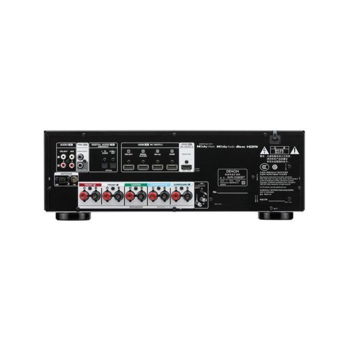 Récepteur AV - DENON - AVR-X580BT - 5.2 canaux - 70 watts - Bluetooth et HDMI