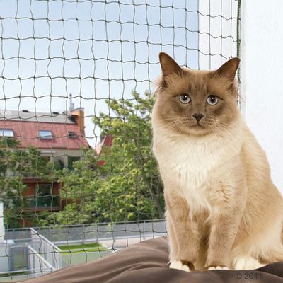 Trixie Bidesikret Kattenet - Oliven