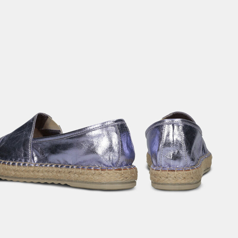 Dam espadriller i läder