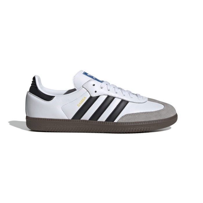 Basket adidas Originals Samba OG - B75806 - Homme - Blanc - Cuir - Lacets