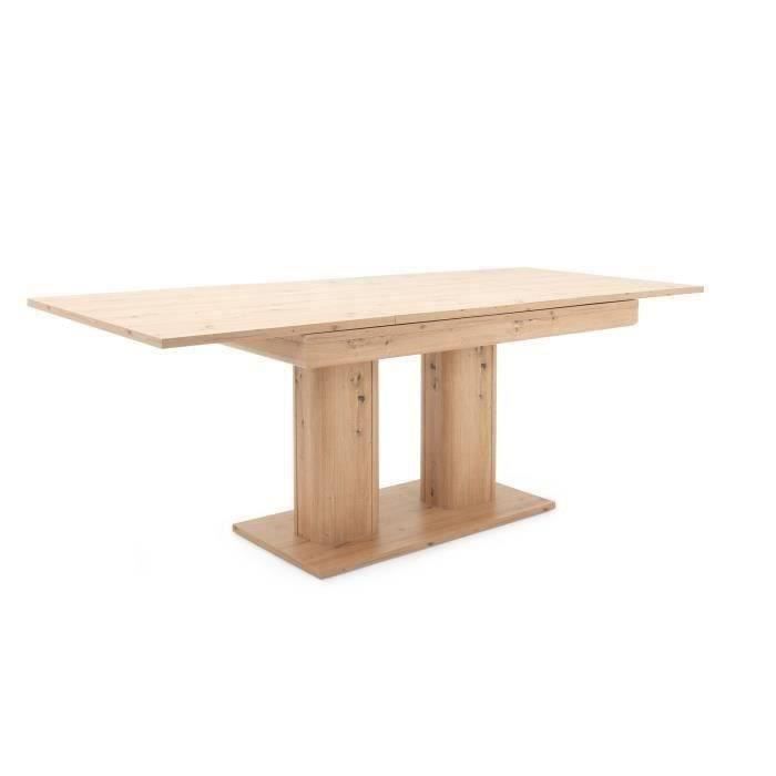Table à manger extensible - Heidelberg - L140/220 x P 90 x H 80 cm