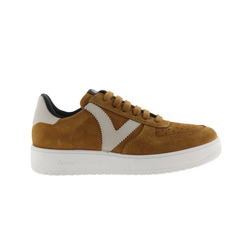 Victoria Madrid Wildleder-Sneaker mit Logo und kontrastierender Rückseite