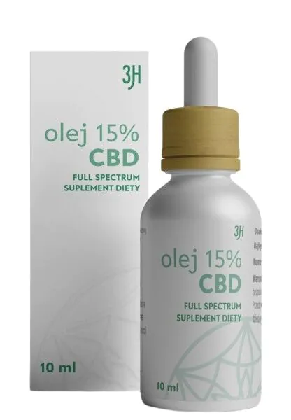 3H CBD Olej 15%