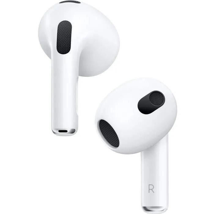 Apple AirPods 3e génération + boitier de charge- Blanc (2020) - Reconditionné - Très bon état