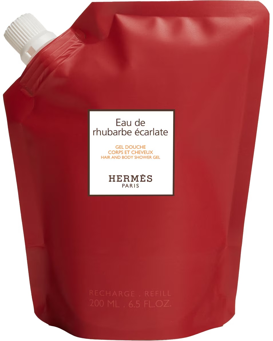 HERMÈS Le Bain Eau de rhubarbe écarlate, ανταλλακτικό αφρόλουτρο