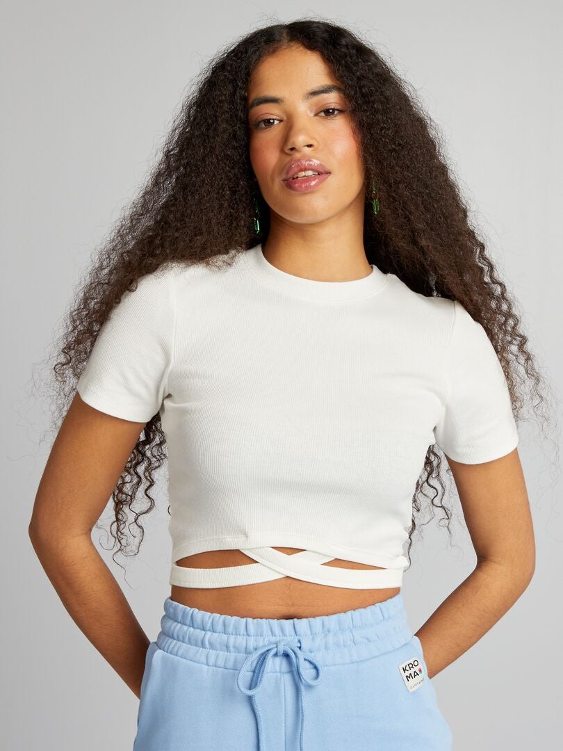 Camiseta corta - BLANCA