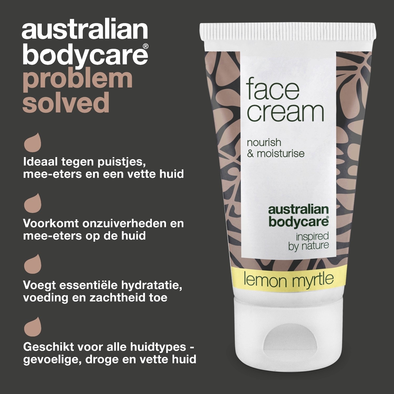 Krema za lice s mirisom limuna i mirte tvrtke Australian Bodycare - 50 ml