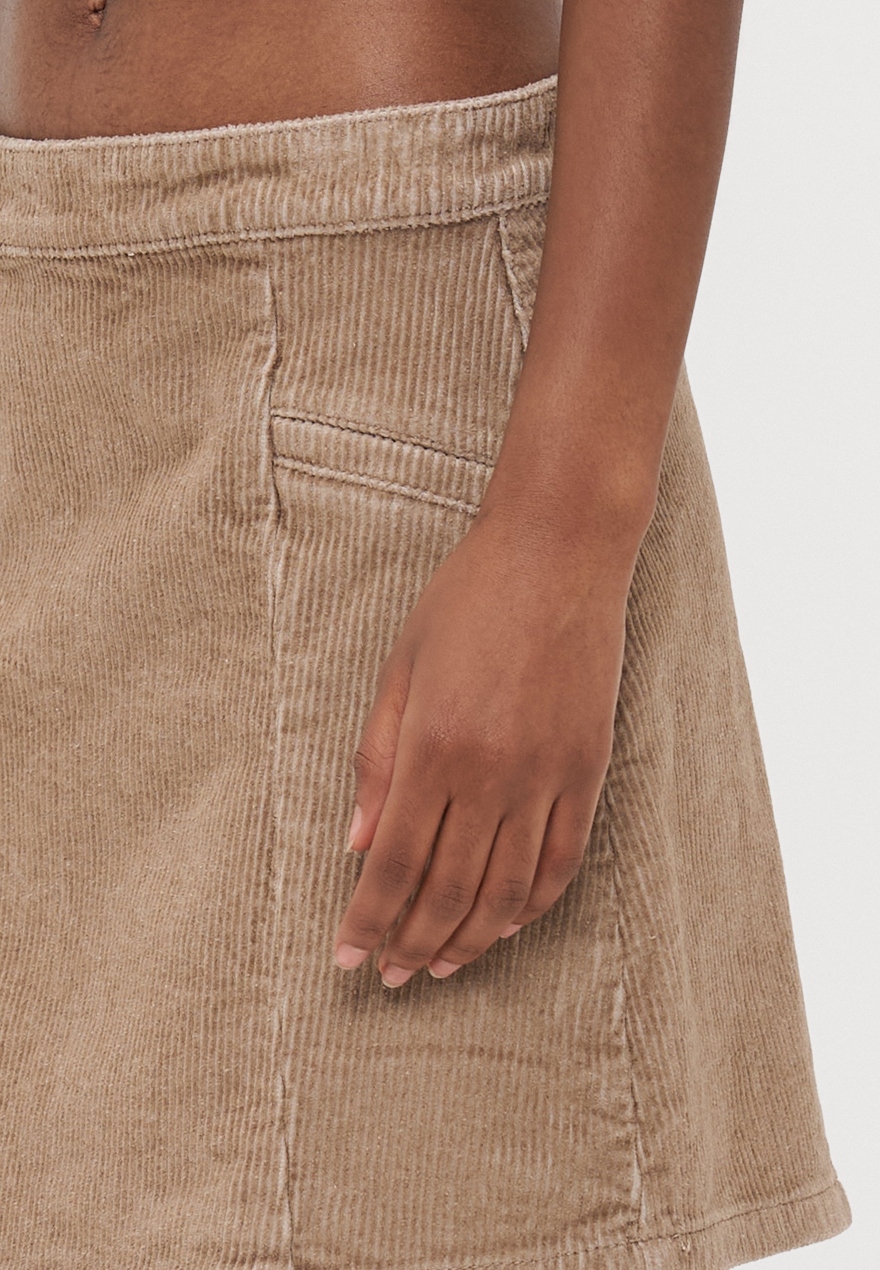 Vero Moda Petite VMKATA SHORT SKIRT - Gonna a trapezio - visone argentato