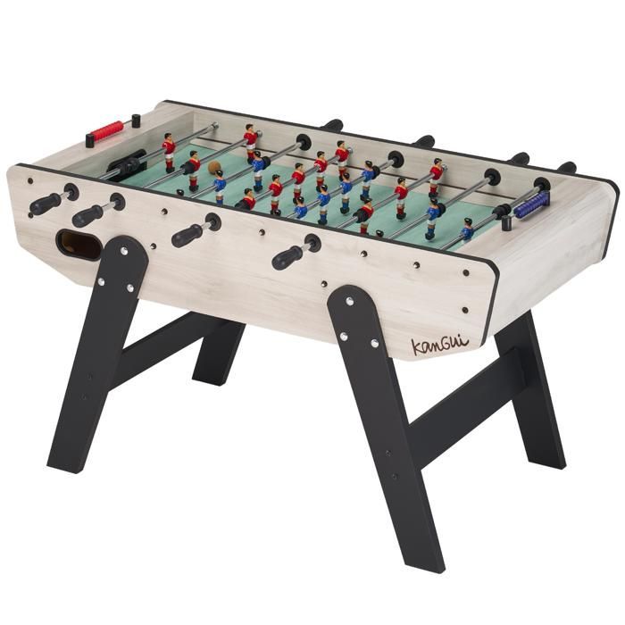Pre-assembled Senior Foosball Table - Robust - Telescopic Rods - 2 to 4 Players