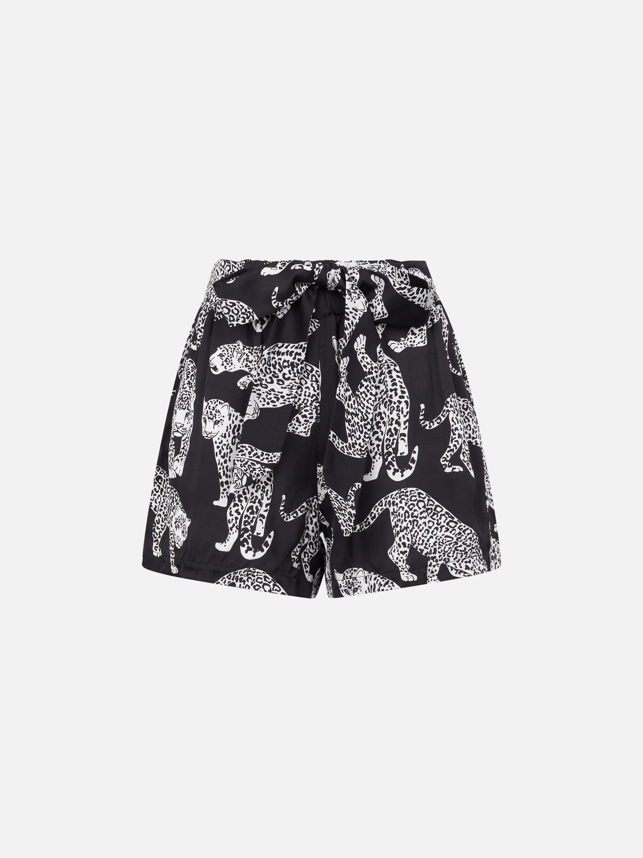 Damesshorts met tijgerprint