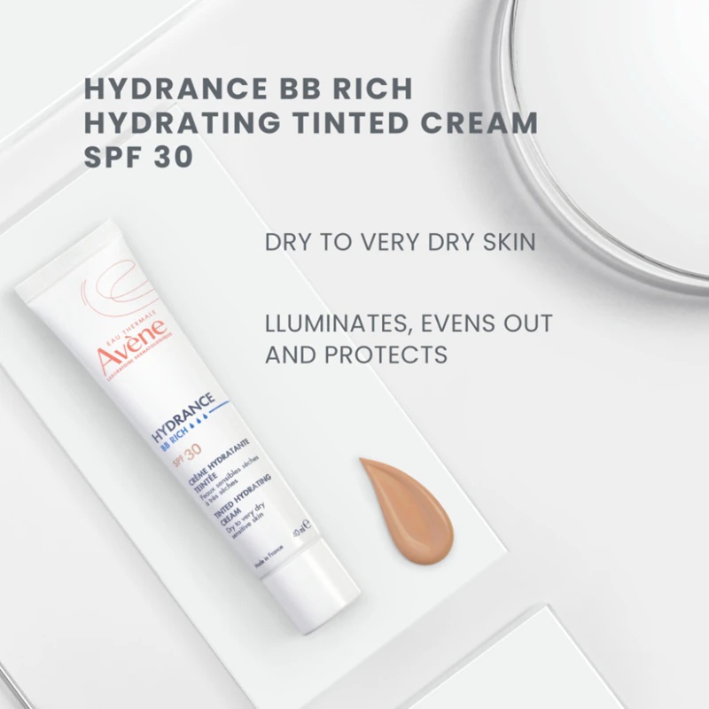 Avène Hydrance BB bagātīgs tonēts mitrinošs krēms ar SPF 30