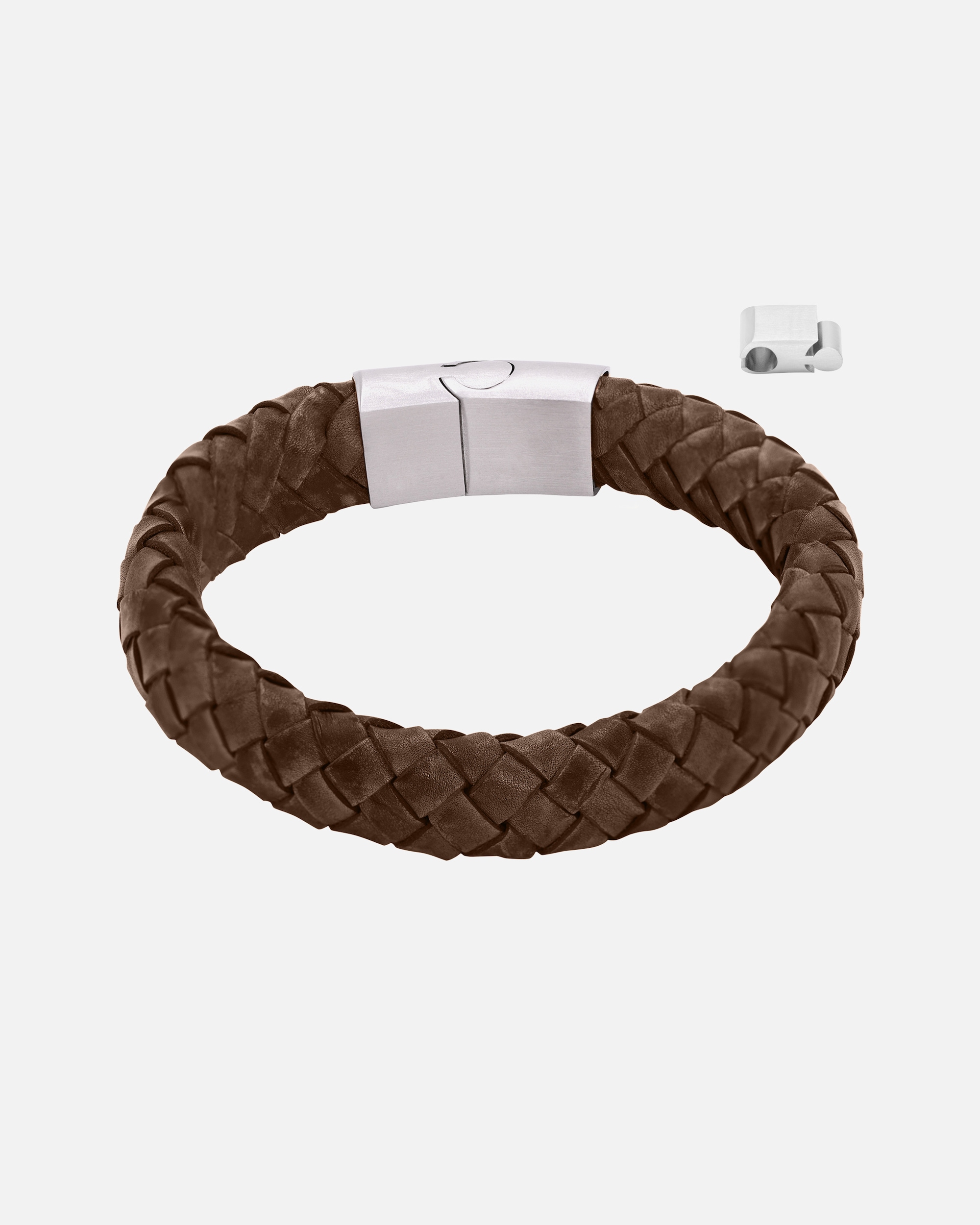 Heideman Bracelet en cuir Enno marron