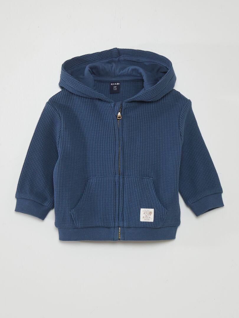 Moletom com Capuz Favo de Mel - AZUL