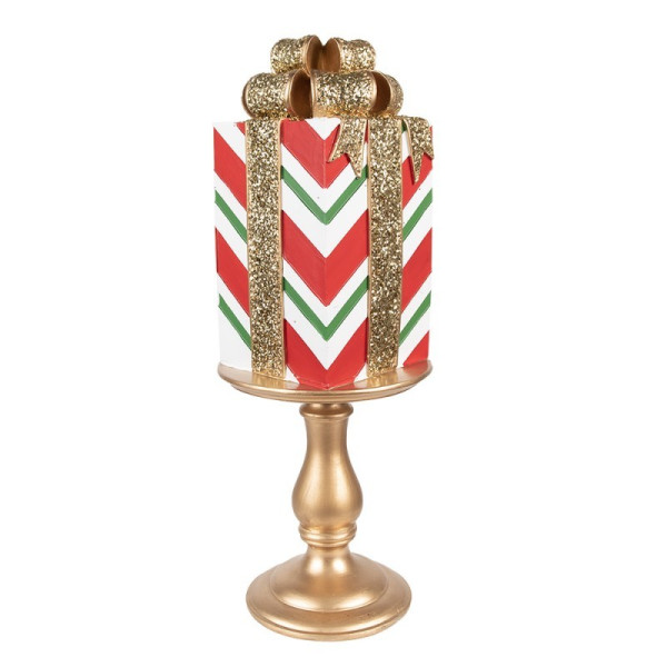Dekoracja figurka prezent świąteczny 46 cm