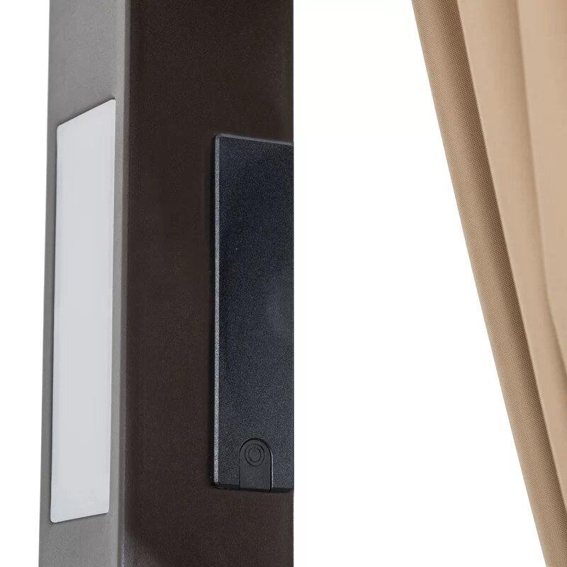 Κιόσκι βεράντας από χάλυβα Moorehead 12 πόδια πλάτος x 10 πόδια βάθος