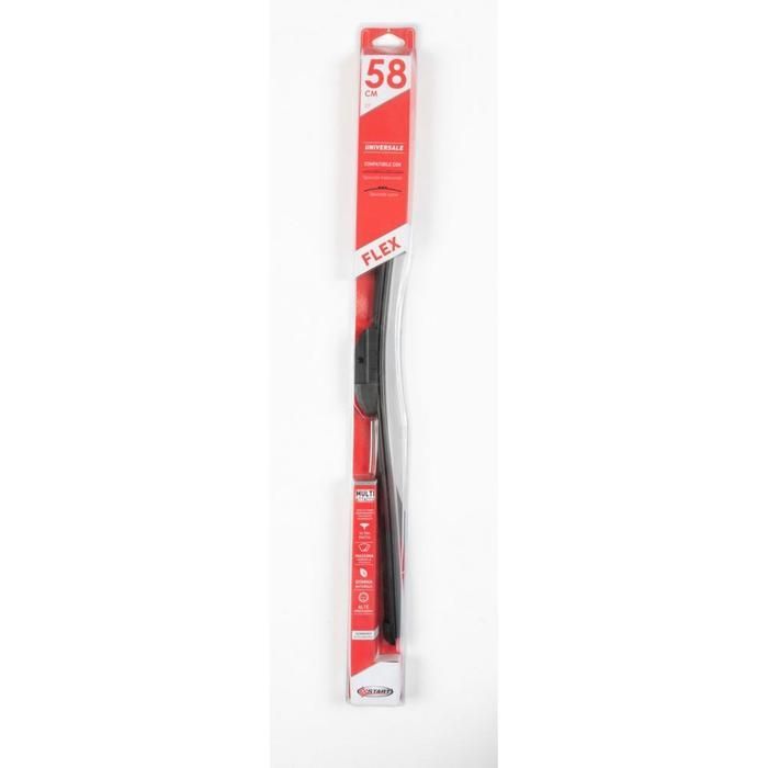 Balai D'essuie Glace Start Balai D'essuie-glace Courbé Universel pour Voiture, 58 Cm