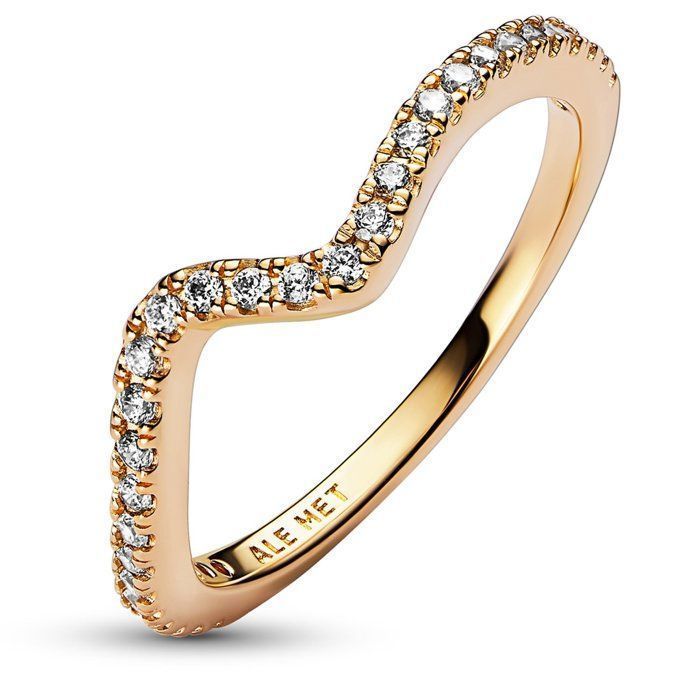 Anillo para mujer - PANDORA - 162539C01 - Chapado en oro - Circonita cúbica - Talla 56 (Ø17,8 mm)