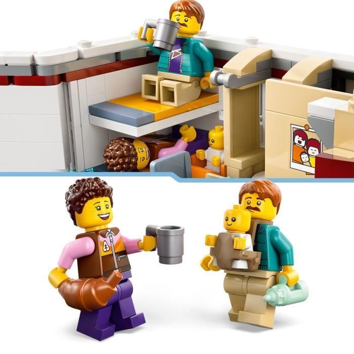 LEGO City 60454 Le camping-car d’aventures - Jeu de construction pour garçon dès 6 ans
