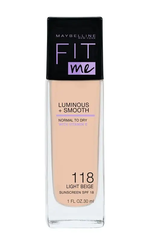 Maybelline Fit Me Luminous & Smooth podkład do twarzy, 118 Light Beige
