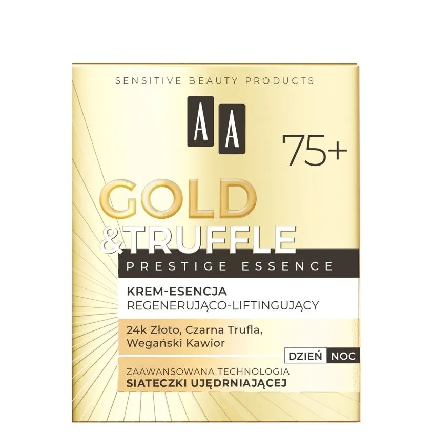 AA Gold & Truffle Prestige Essence 75+ - Regenerująco-liftingujący krem-esencja 50ml