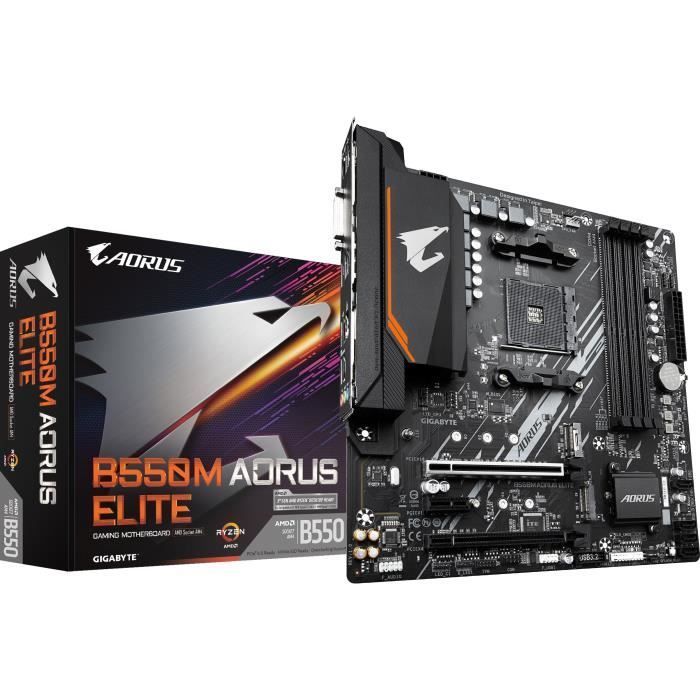 Carte mère - GIGABYTE TECHNOLOGY - B550M AORUS ELITE