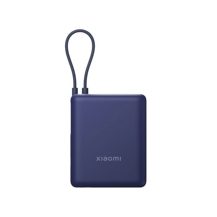 Batteria esterna - XIAOMI - Power Bank da 33 W - 10000 mAh - Cavo USB-C integrato - Blu