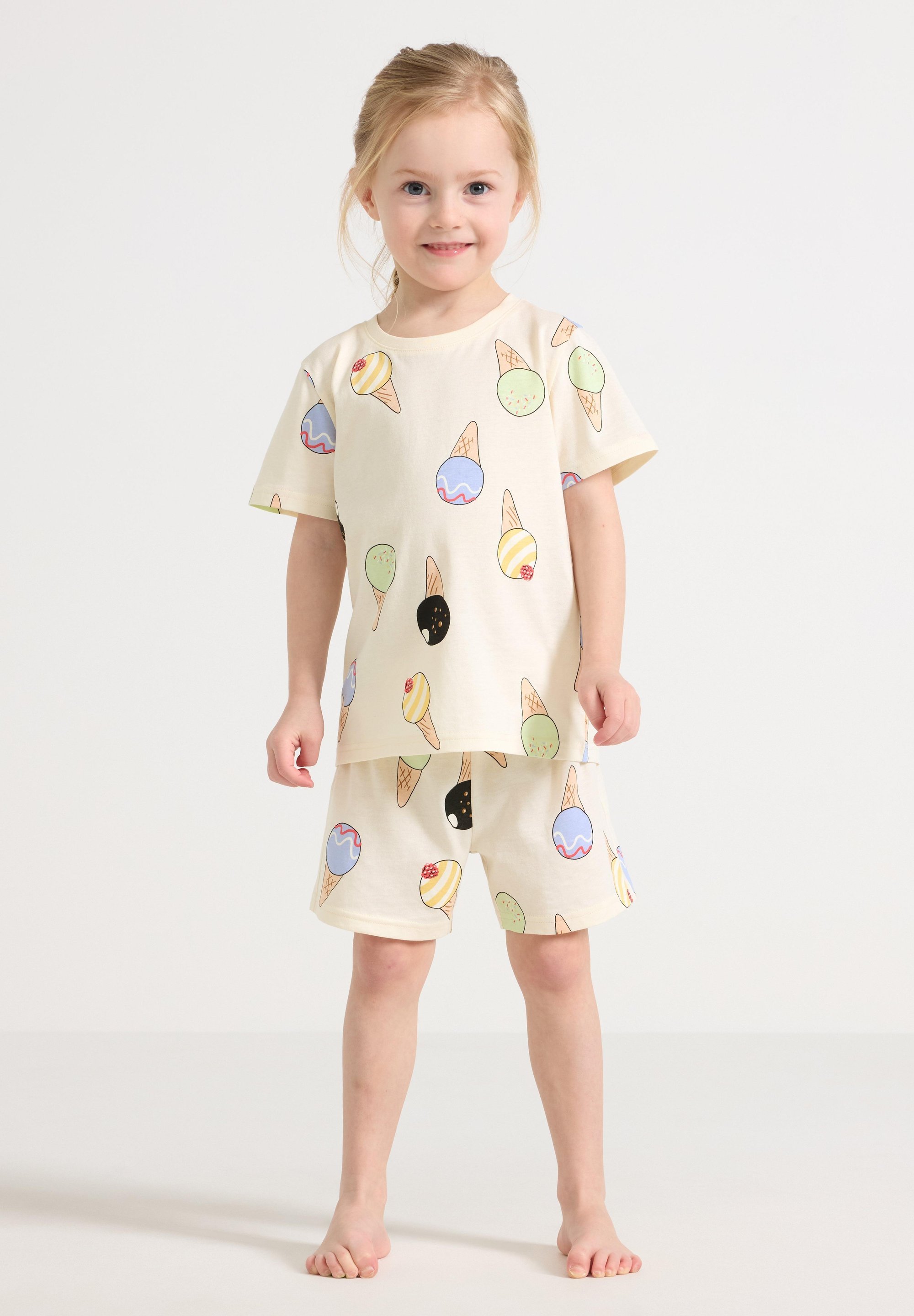Lindex T-shirtset - Pyjamaset - wit