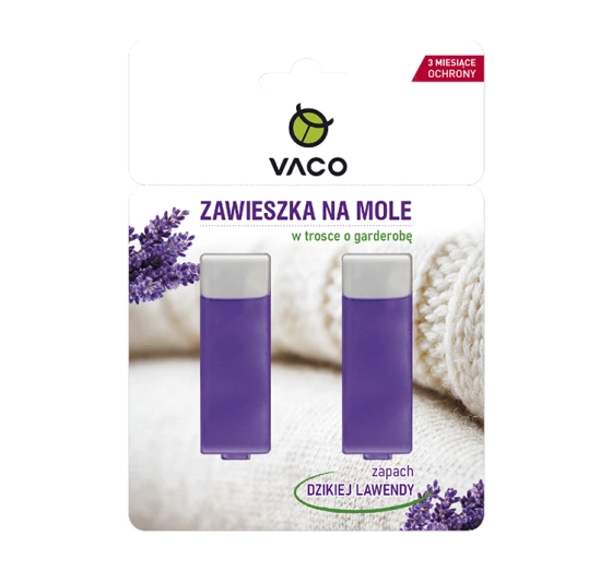 Vaco Lavender zawieszka na mole ubraniowe 2 sztuki