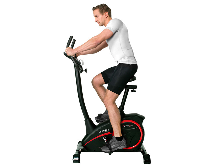 Ergômetro Christopeit Sport AL 2000 Pro (receptor para monitor de frequência cardíaca sem fio incluído no computador)