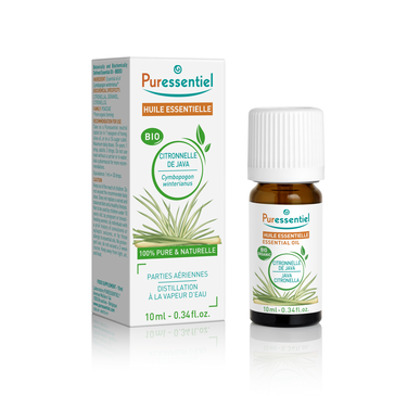 Puressentiel Huiles Essentielles Citronnelle de Java Bio Citronella essensiell olje 10 ml 10 ml