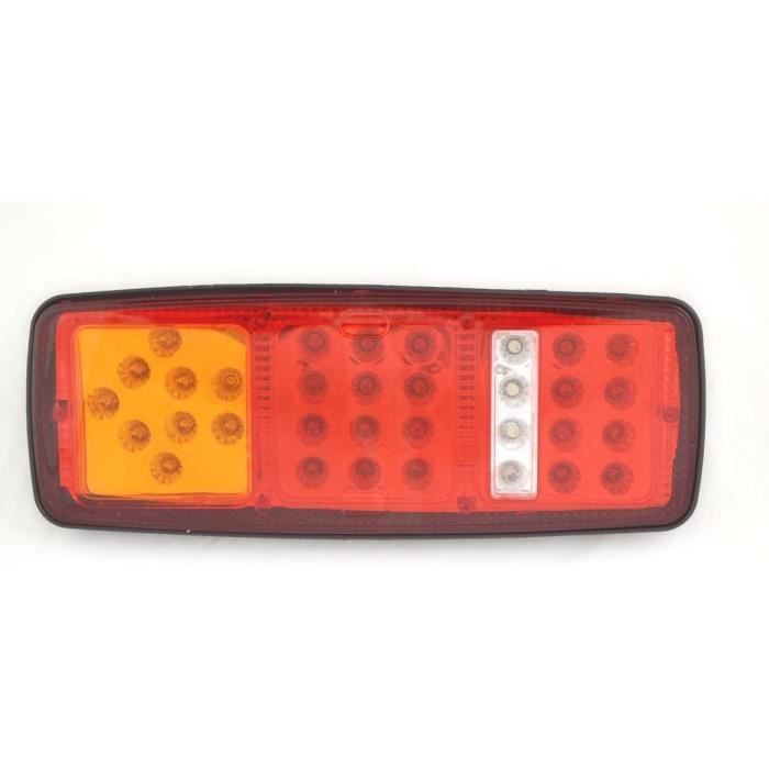 luces traseras LED de 12 V con 4 funciones para camión, remolque, camión volquete, autocaravana, furgoneta, caravana, autobús