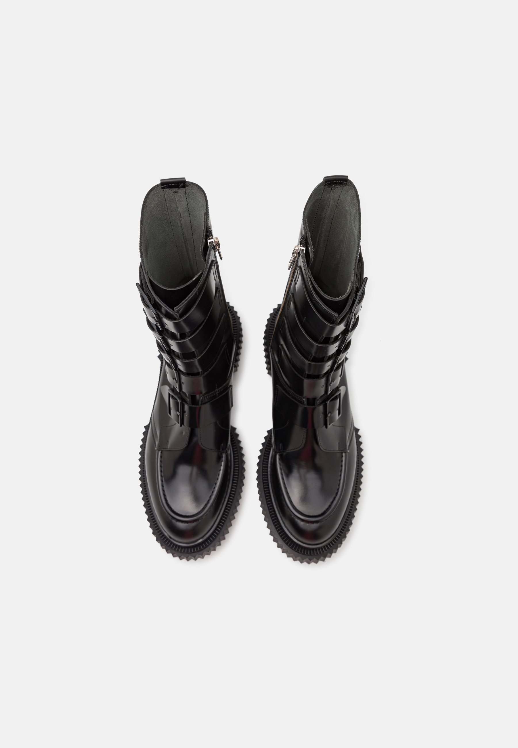 Adieu TYPE 208 UNISSEX - Bota de cano curto estilo cowboy/motoqueiro - preta