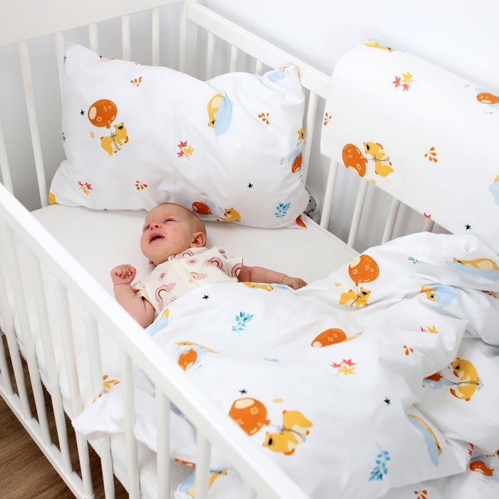 Housse de couette enfant - AMAZINGGIRL - Nounours - 135x200 cm - Coton - Hypoallergénique