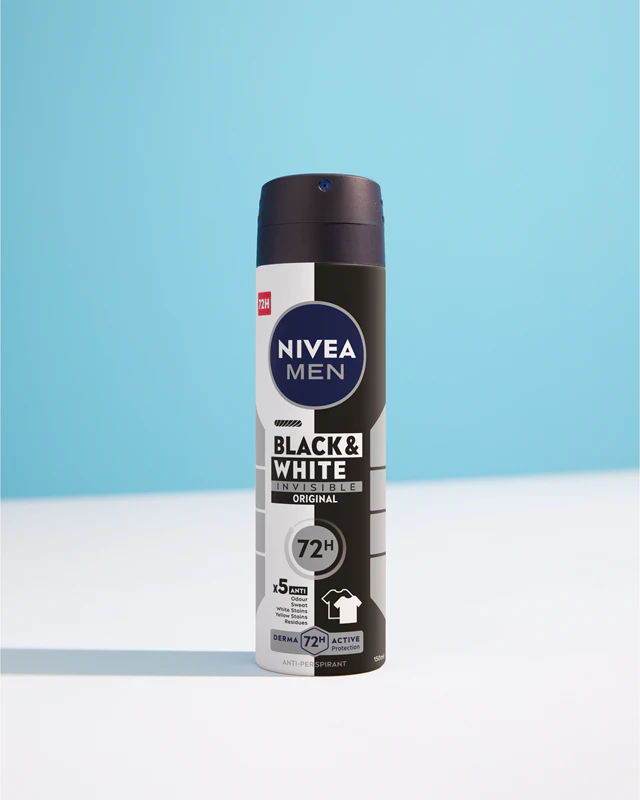 NIVEA MEN Invisible Black & White Antitranspirant-Spray für Männer