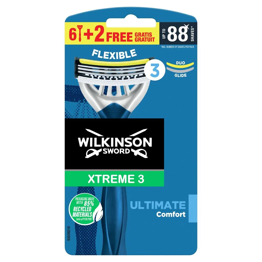 Wilkinson Xtreme3 Ultimate Plus 6+2 Gratis