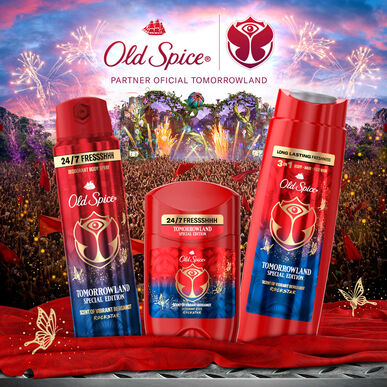 Old Spice Long Lasting Freshness Tomorrowland šampon a sprchový gel pro muže 400 ml