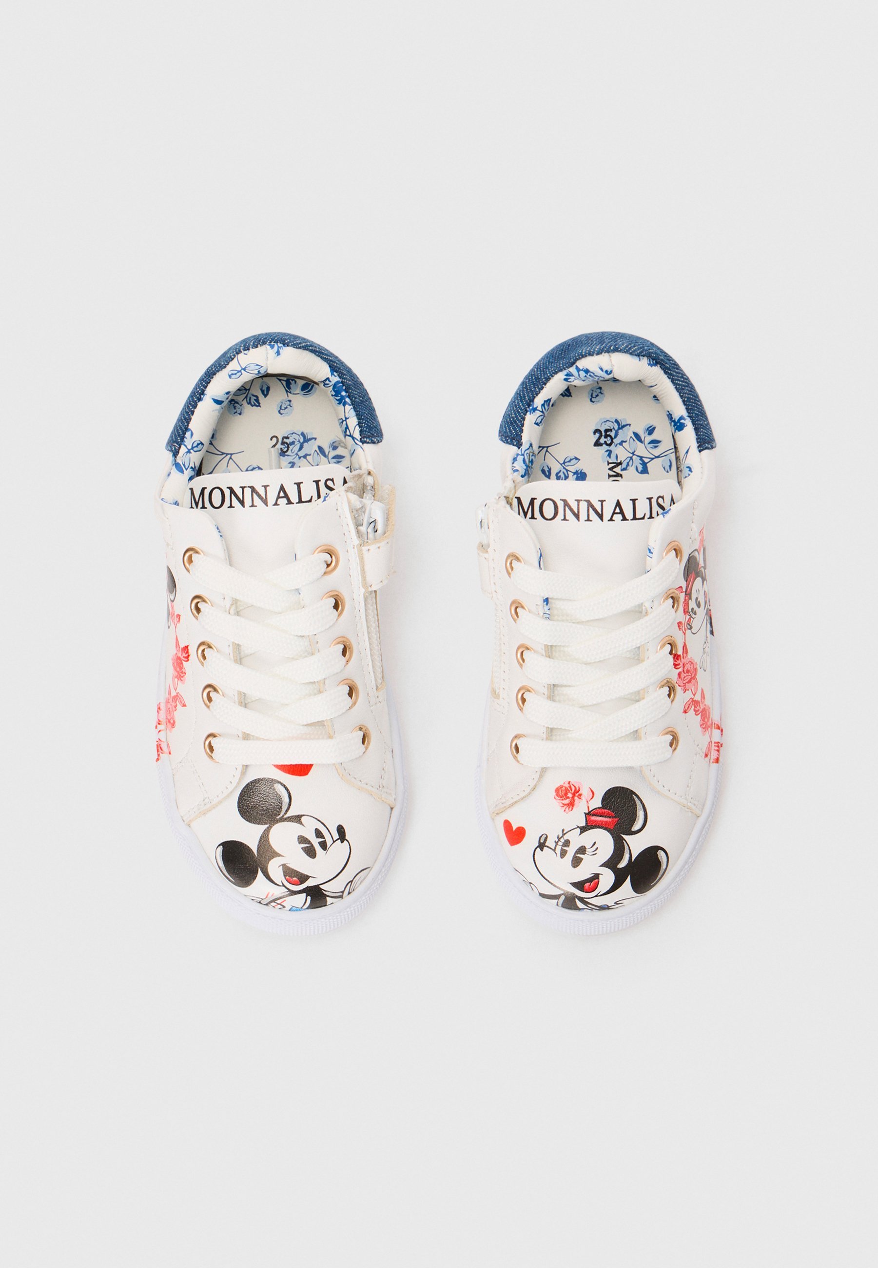 Scarpe da ginnastica Monnalisa - panna/blu