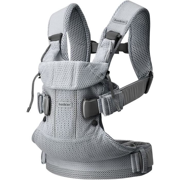 BABYBJÖRN  Portebébé One Air Mesh 3D Anthracite  Argent