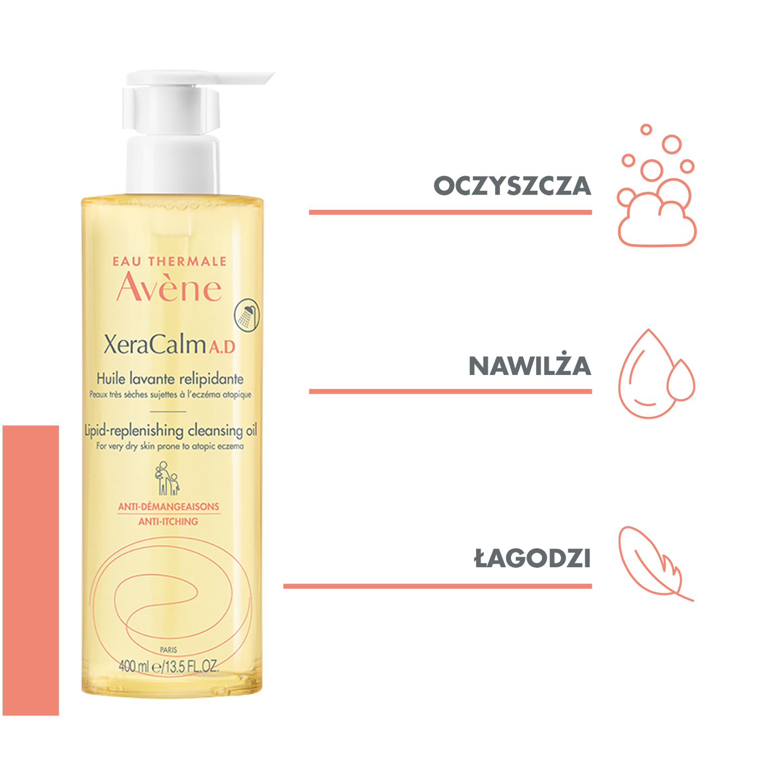 Olio corpo Avène 400 ml