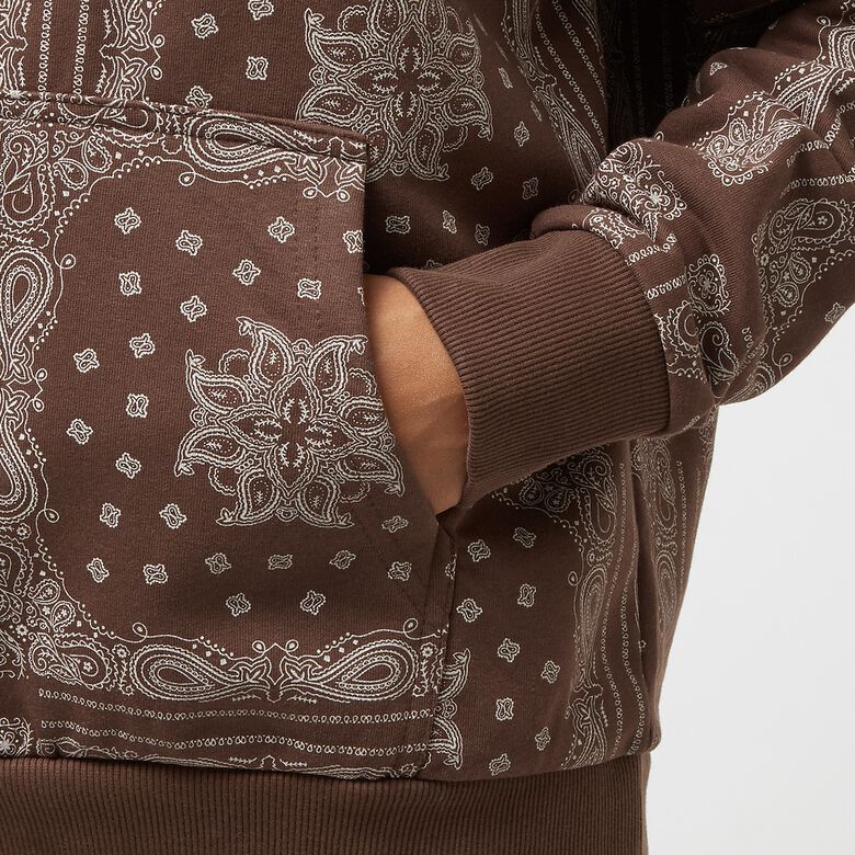 Mała bluza z kapturem z nadrukiem Paisley