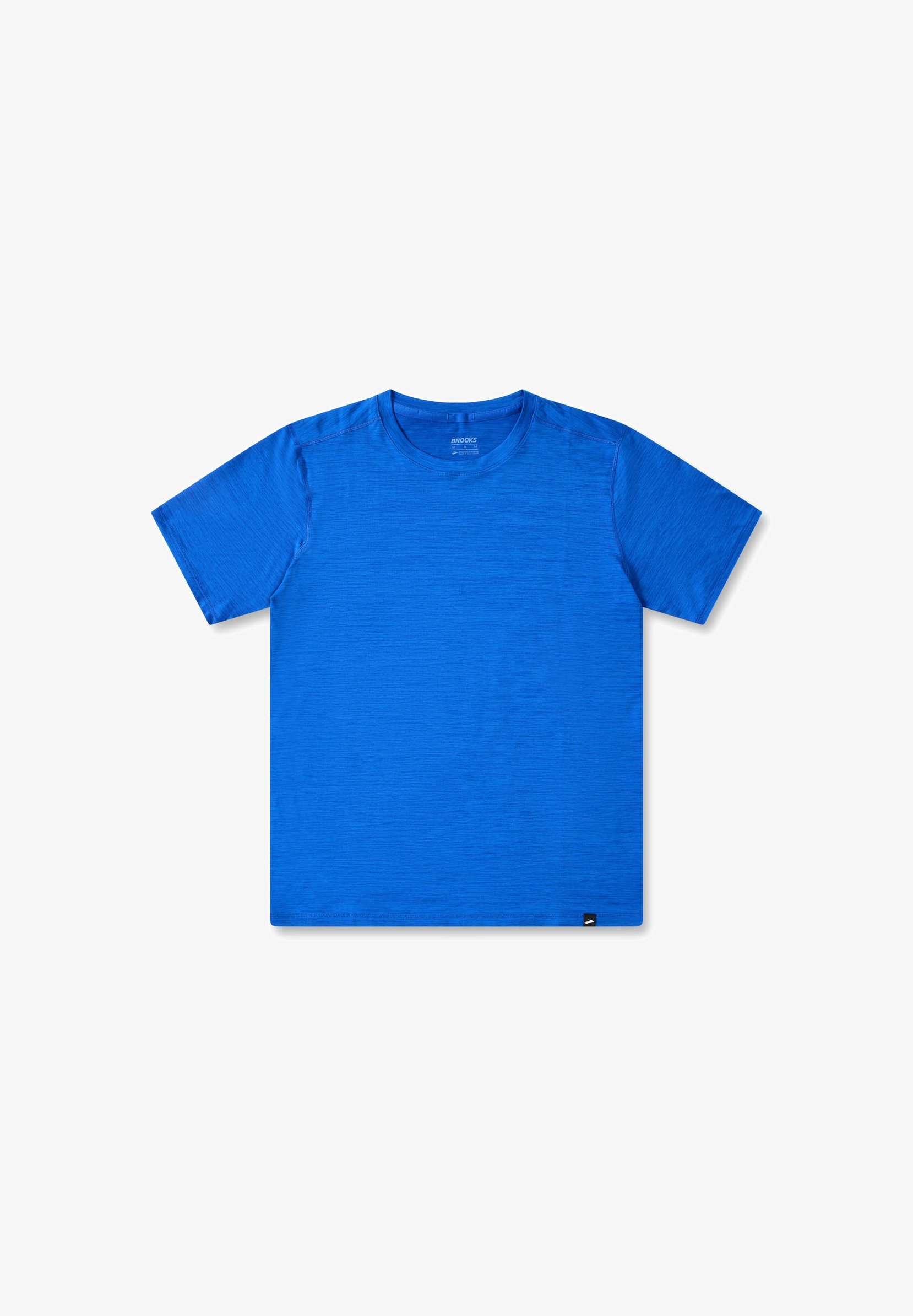 Brooks LUXE SHORT SLEEVE - T-shirt sportiva - htr neon blue
