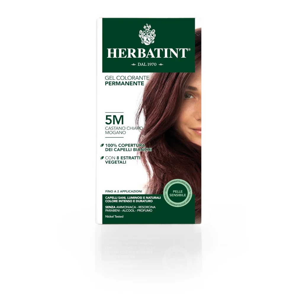 HERBATINT Herbatint Permanente Gel Haarkleur 5M Lichtbruin Mahonie 150 ml