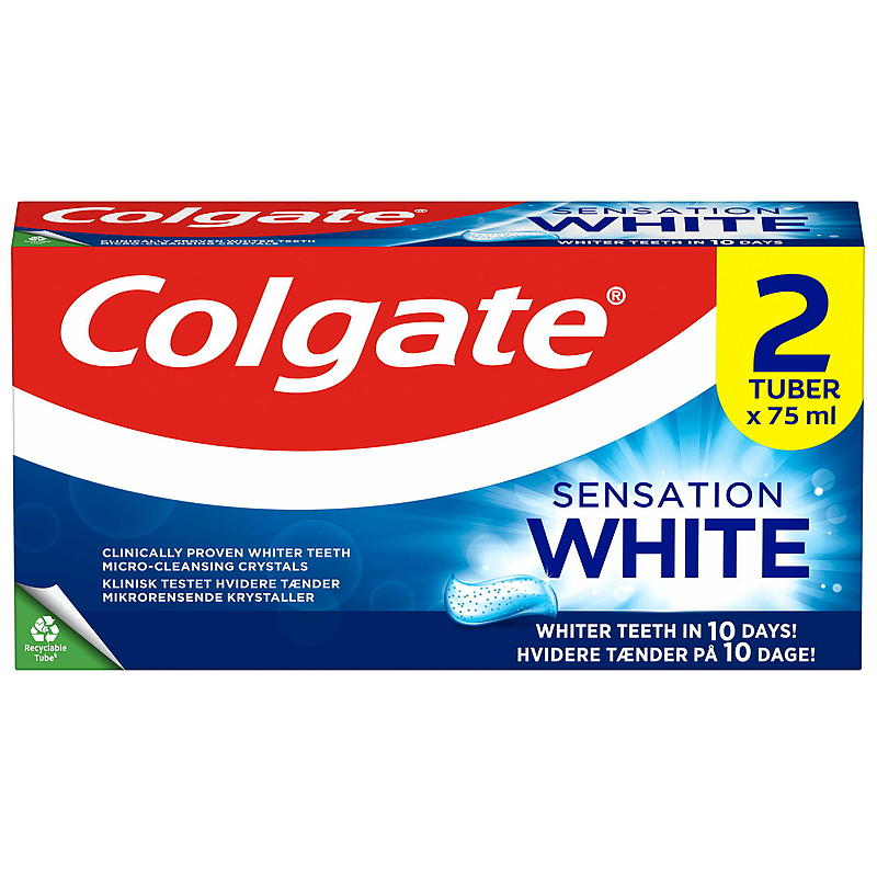 Colgate tandkräm 2-pack Sensation White Colgate