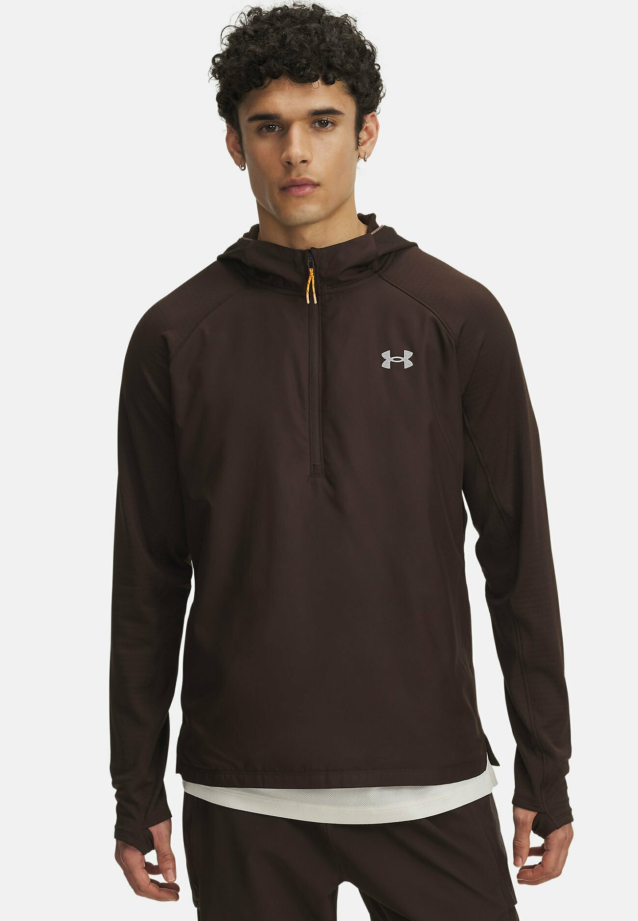 Under Armour LAUNCH TRAIL - Top met lange mouwen - Kona bruin